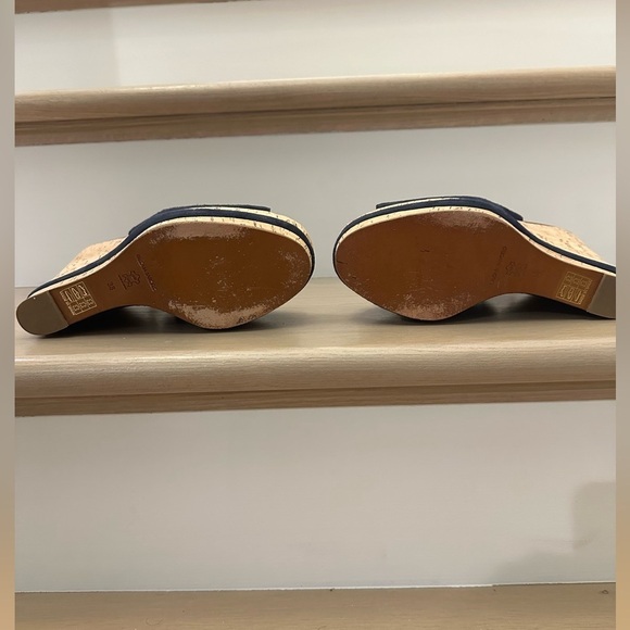 Paloma Barcelo Suede Platform Wedge Sandals - size 38 - Picture 6 of 6